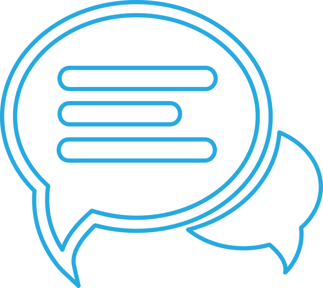 speech bubble chat icon sign design png