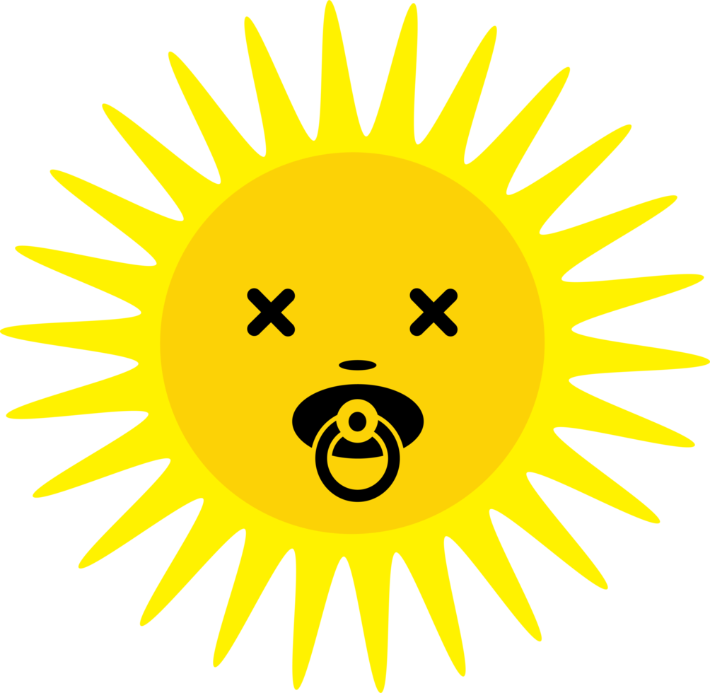 sun icon emotion cartoon sign symbol design png