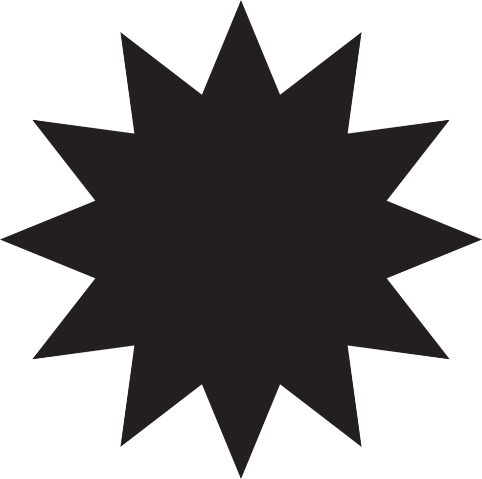 diseño de símbolo de signo de icono de estrella png