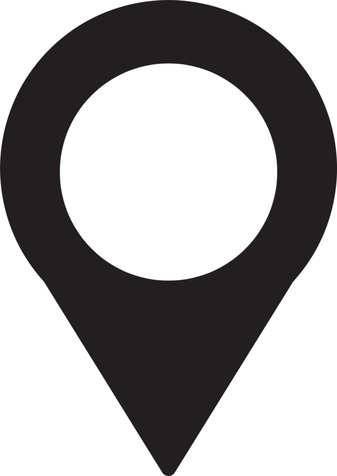 Map pointer pin icon sign design png