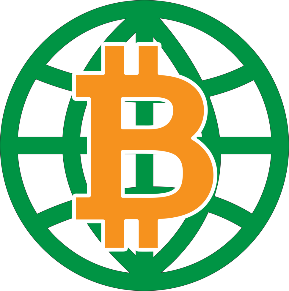 bitcoin icône signe symbole conception png