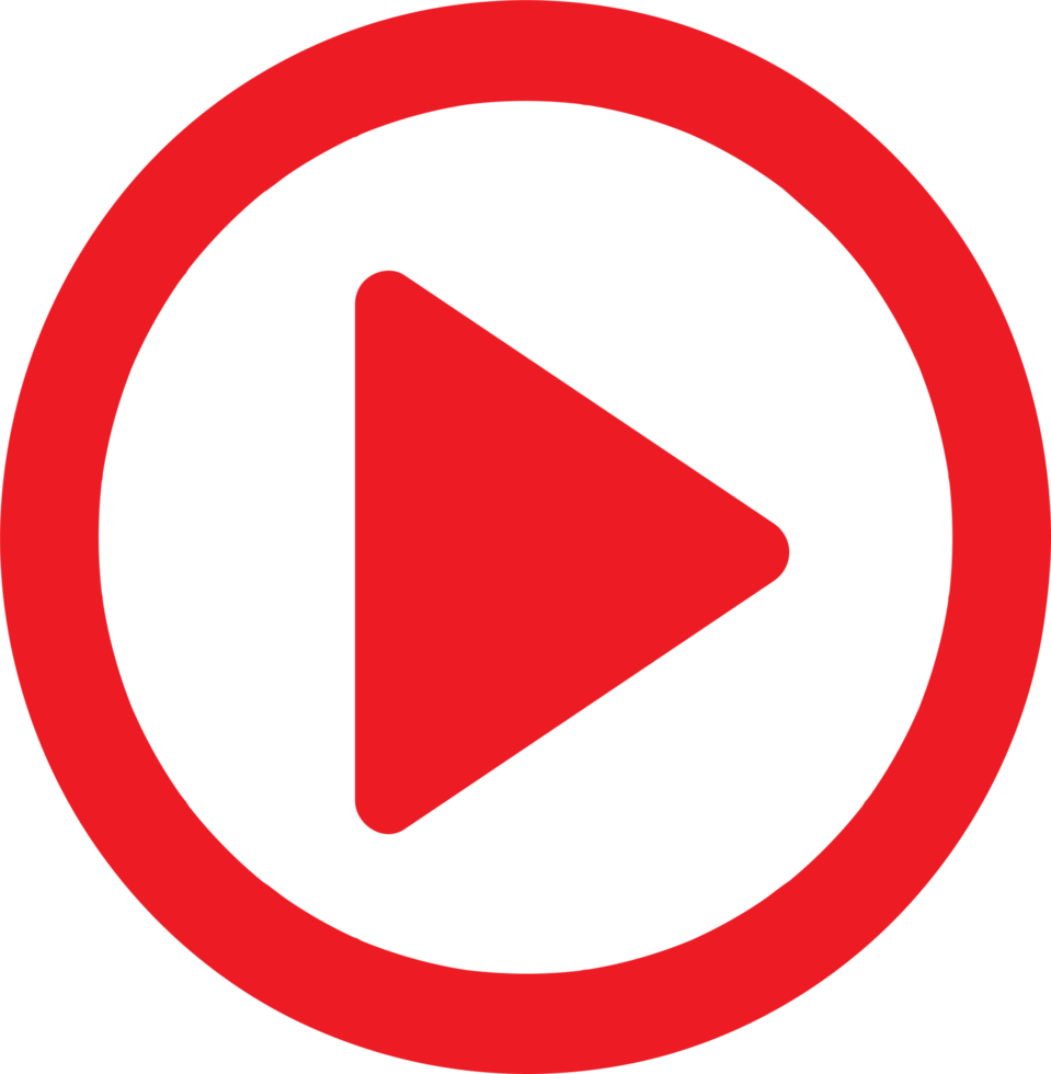 Play Button icon sign design png