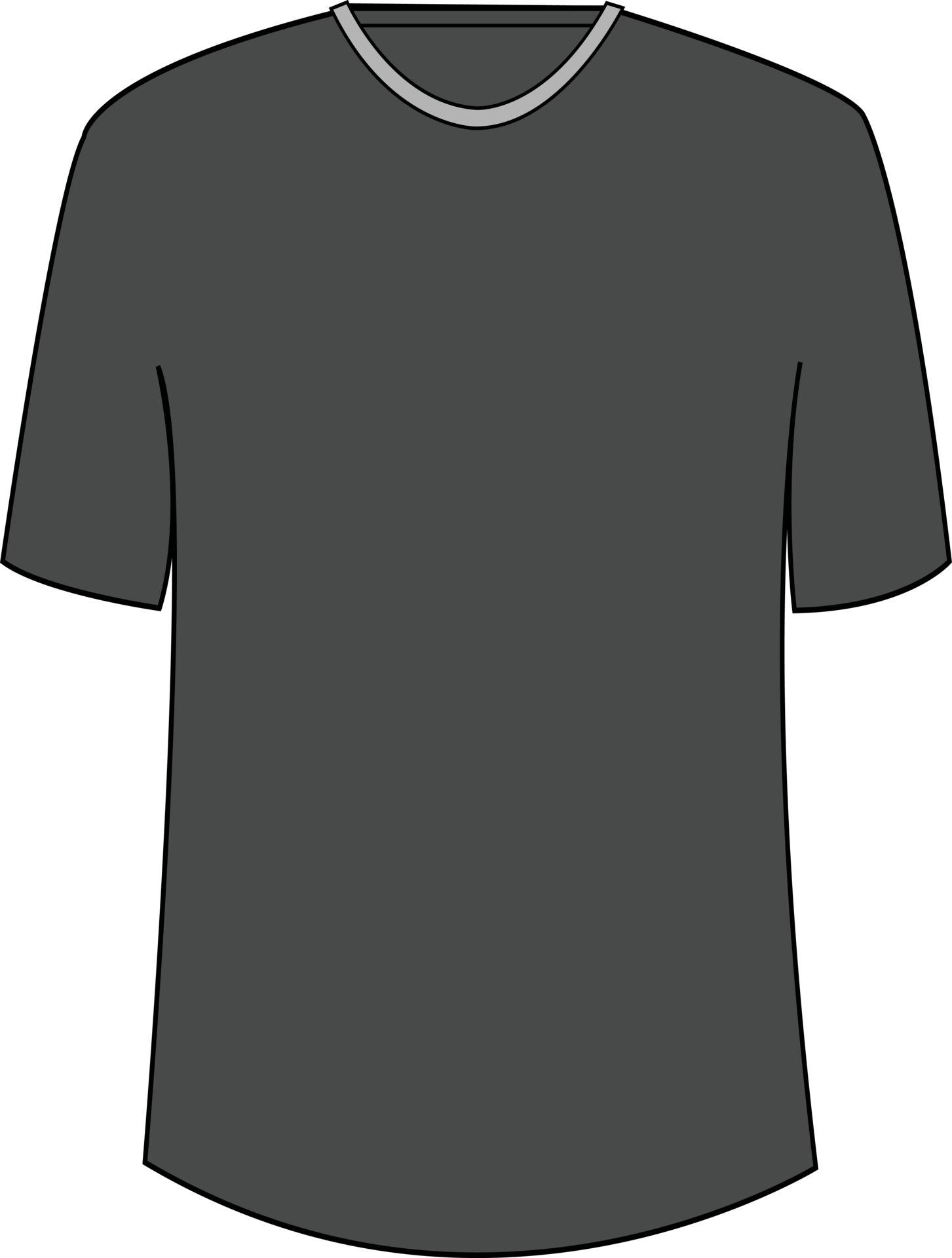 Apparel shirts template t-shirt templates icon 10151791 PNG