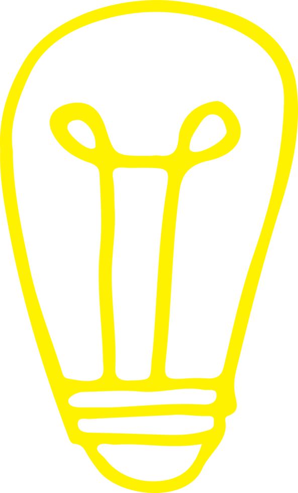 ritning glödlampa ikon tecken symbol design png