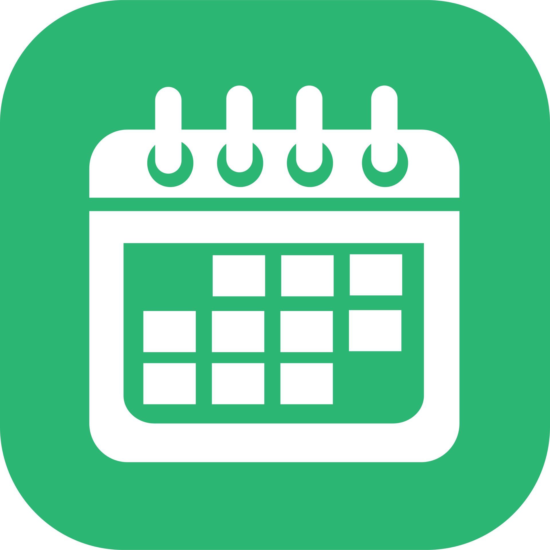 calendar icon green