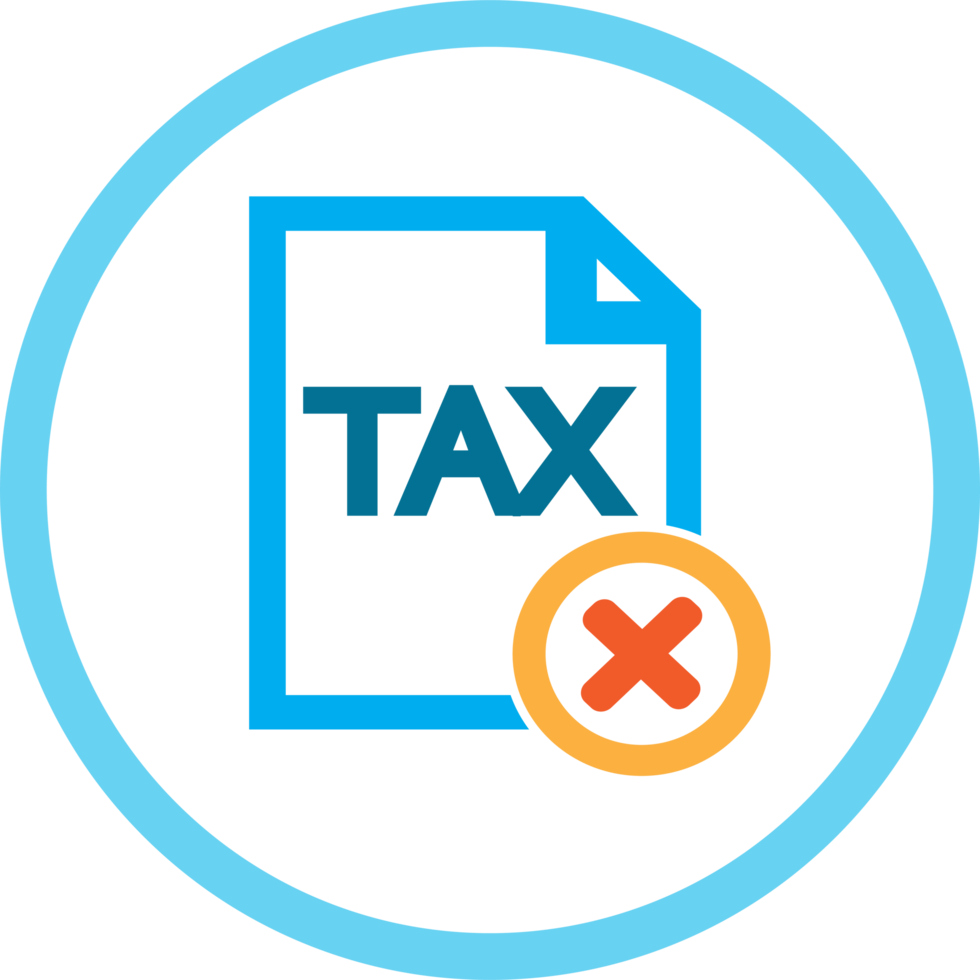 Tax icon sign symbol design png