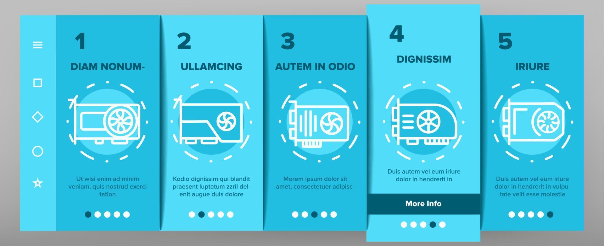 Math Science Education Onboarding Icons Set Vector