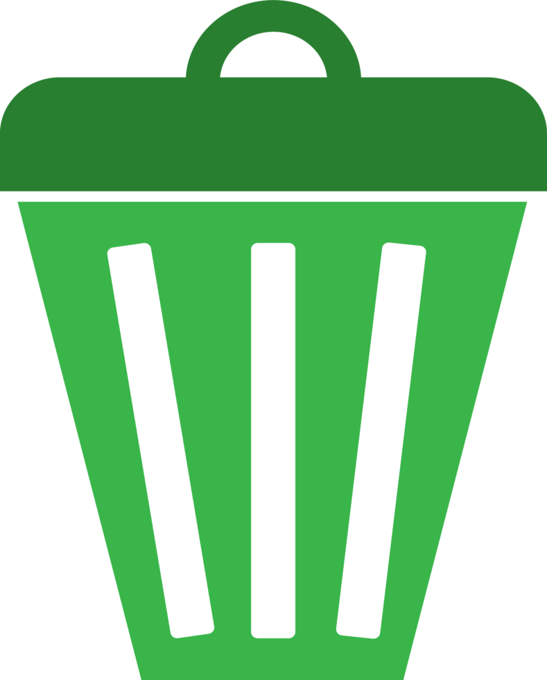 Trash can icon sign symbol design 10153358 PNG