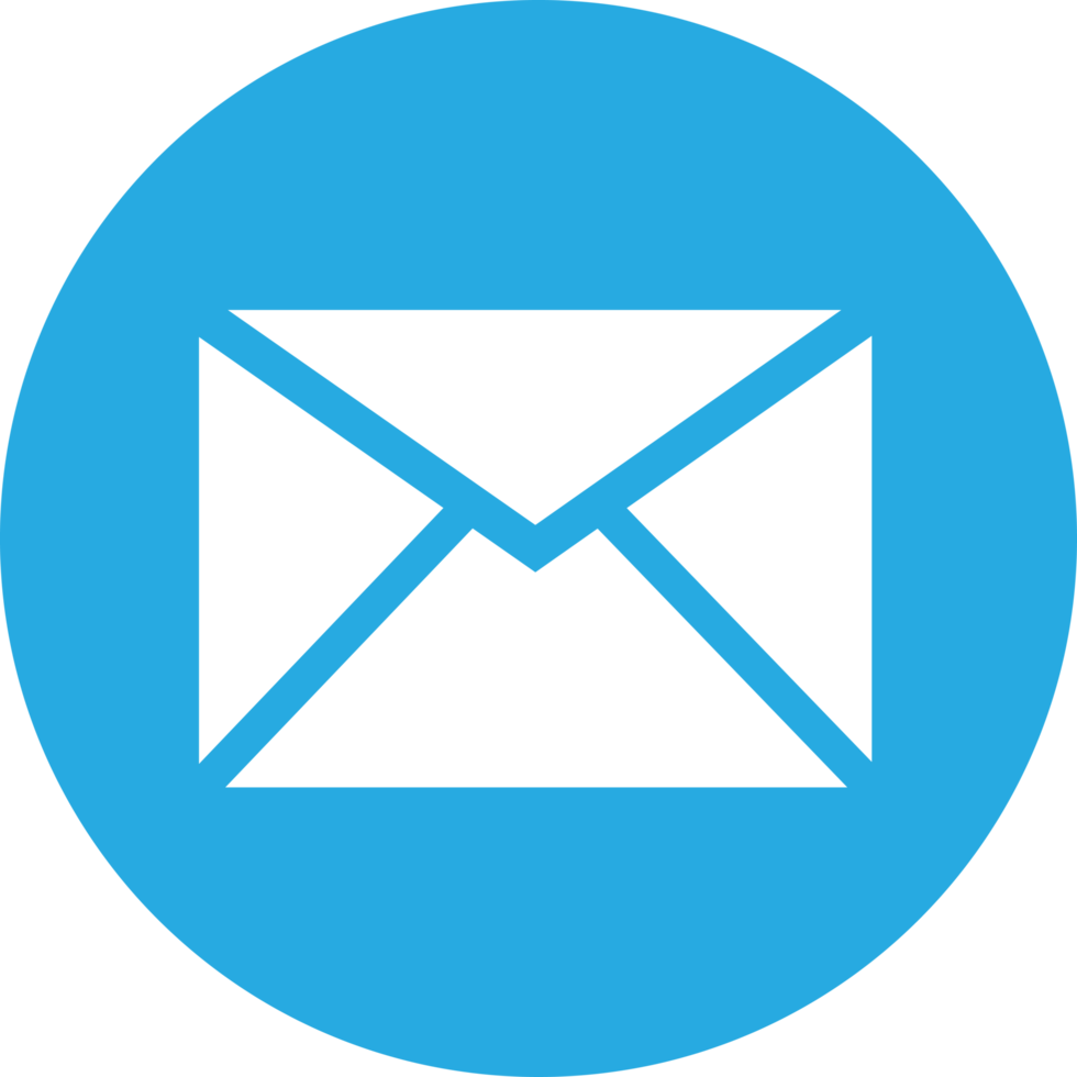 diseño de símbolo de signo de icono de correo electrónico y correo png