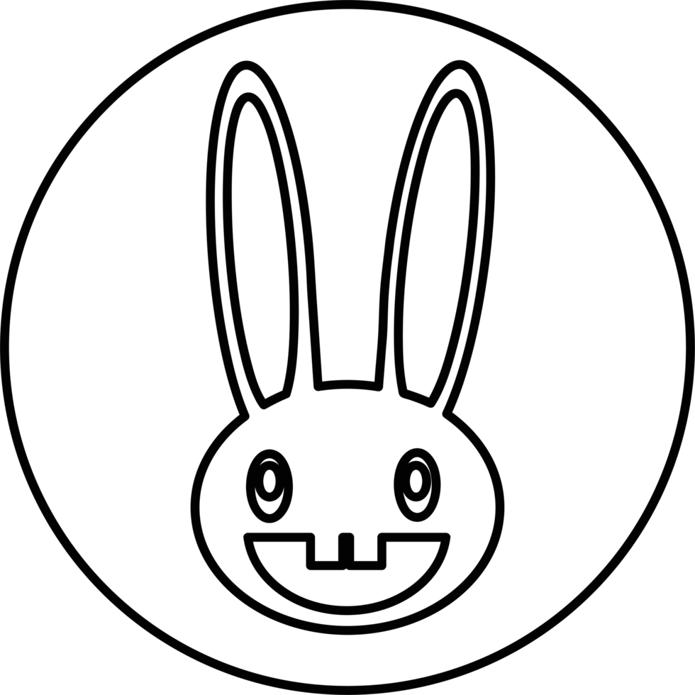 rabbit icon sign symbol design 10153649 PNG