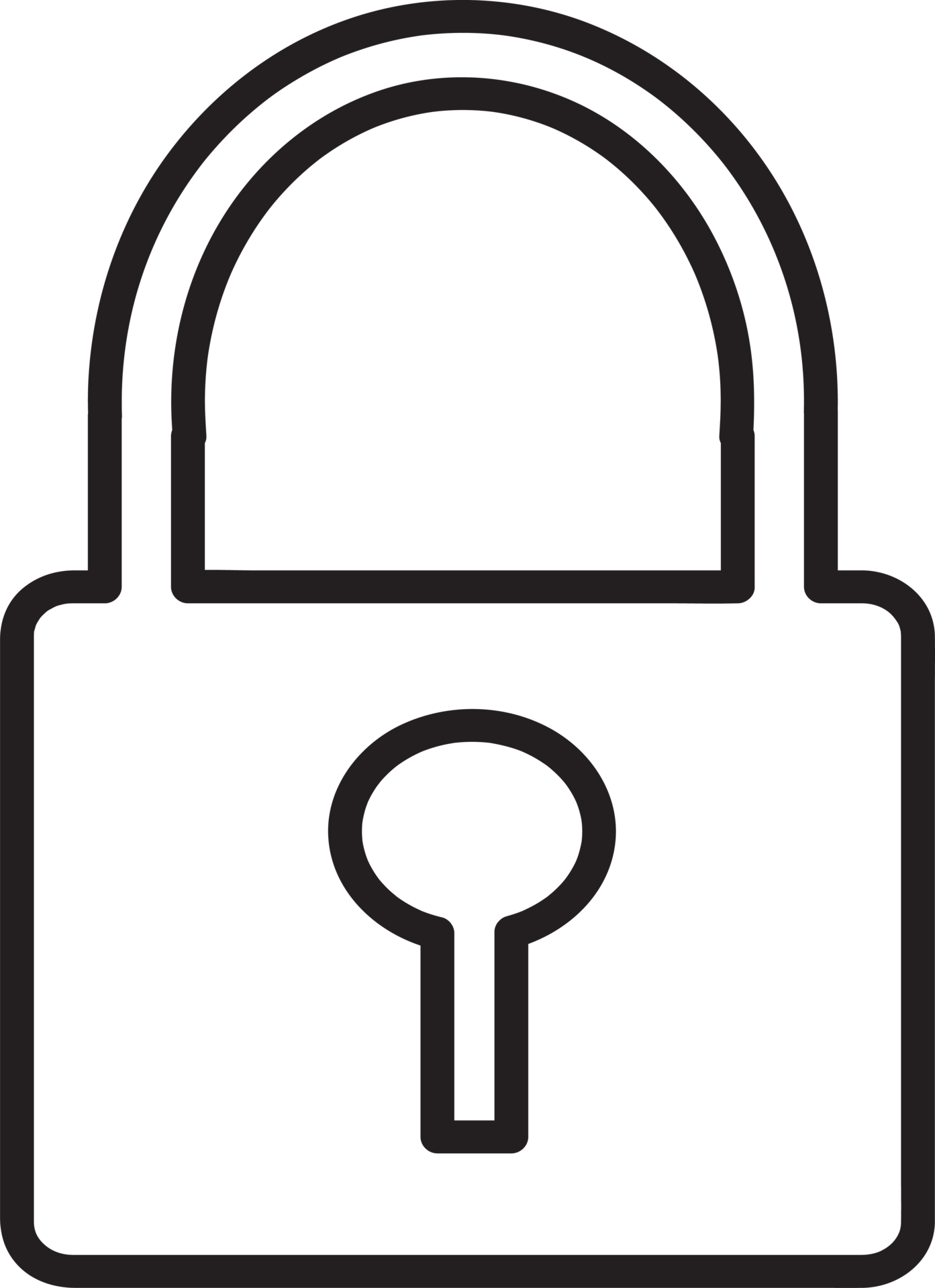 Lock Icon sign symbol design 10153814 PNG