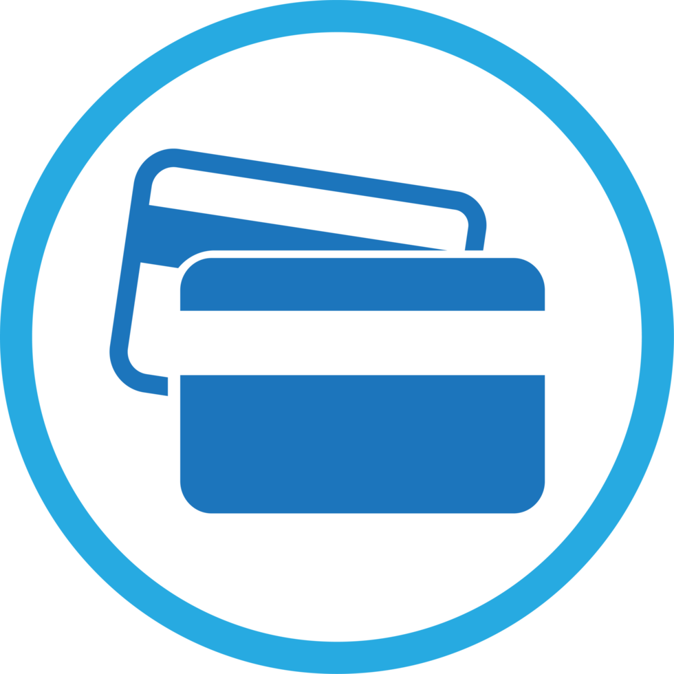Credit card icon sign symbol design png