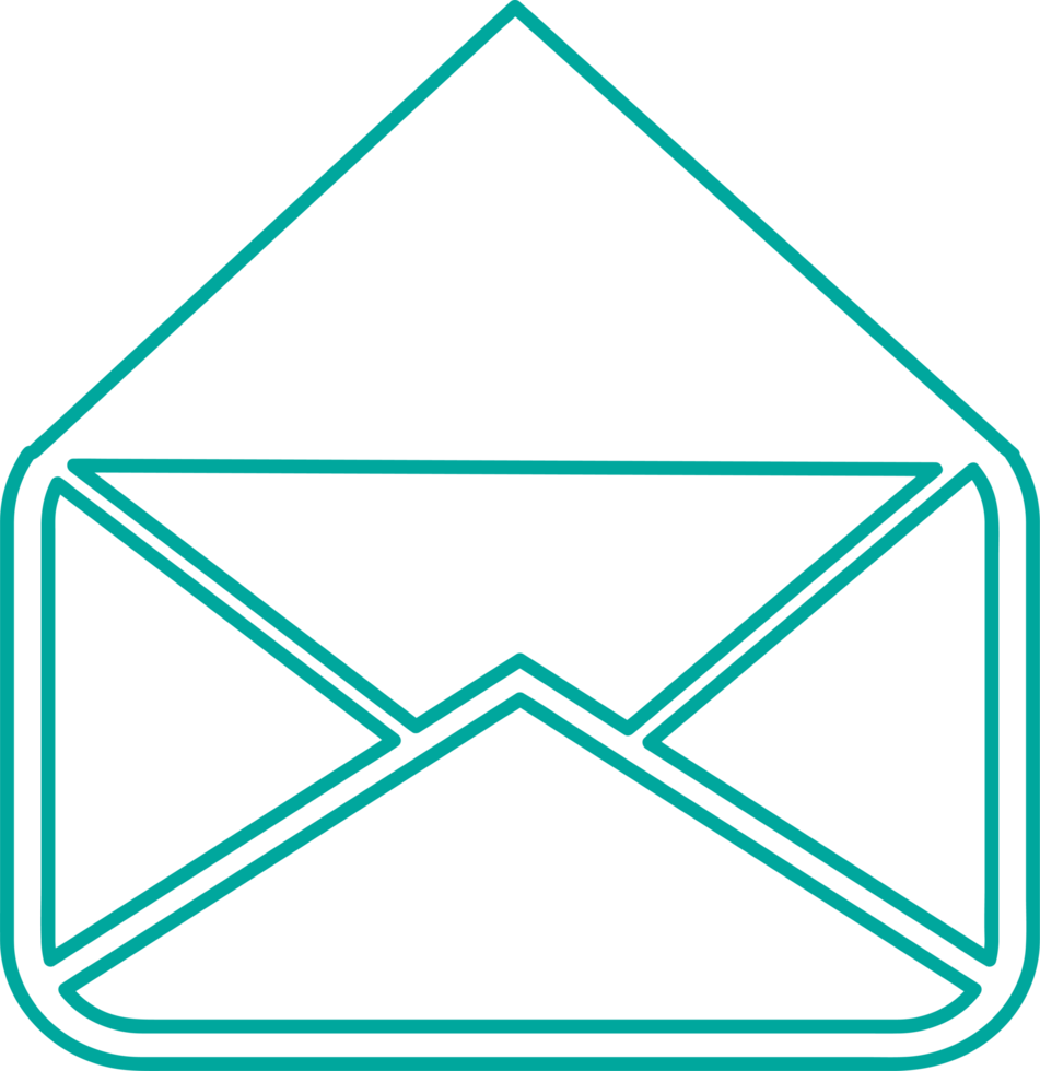 e-mail en mail pictogram teken symbool ontwerp png