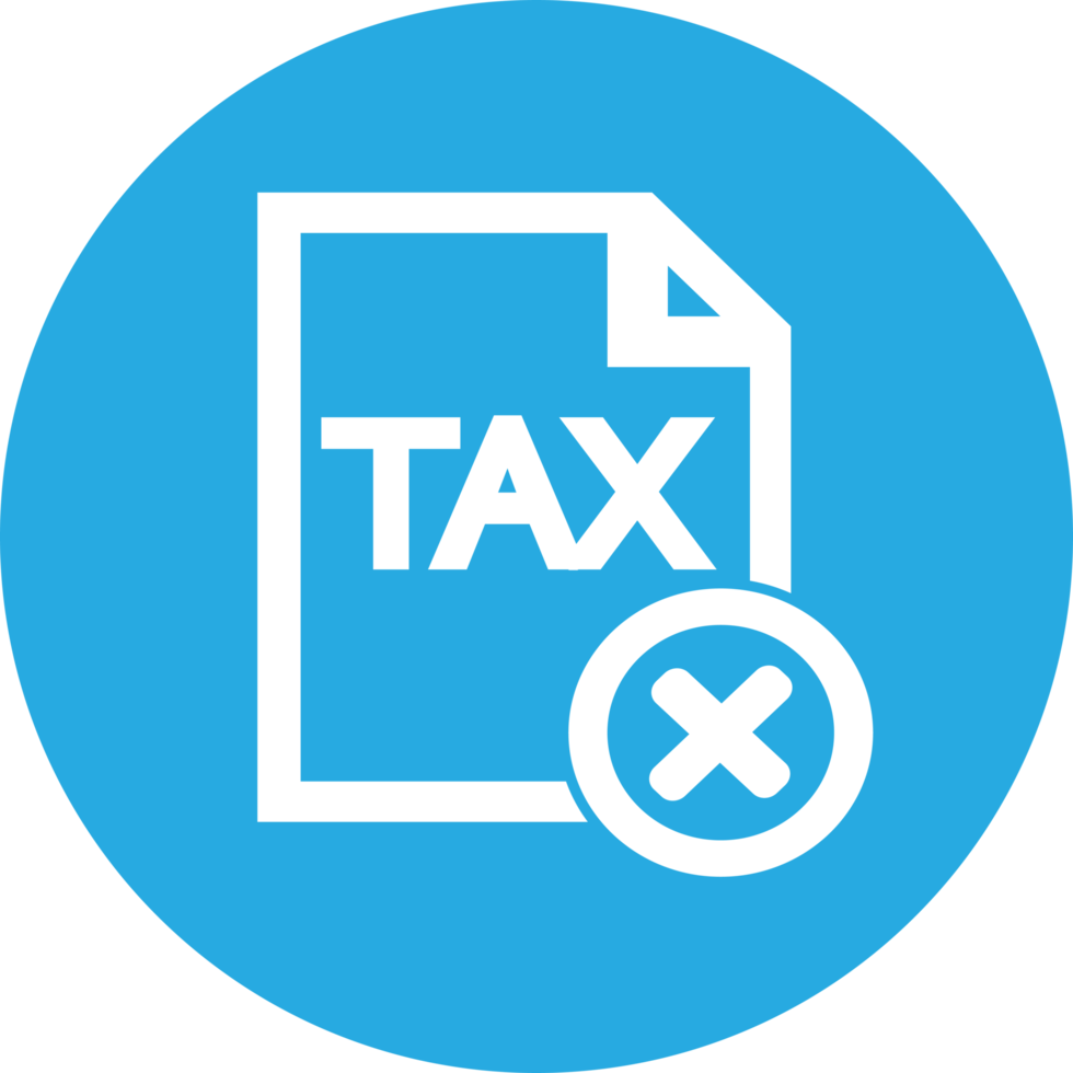 Tax icon sign symbol design png