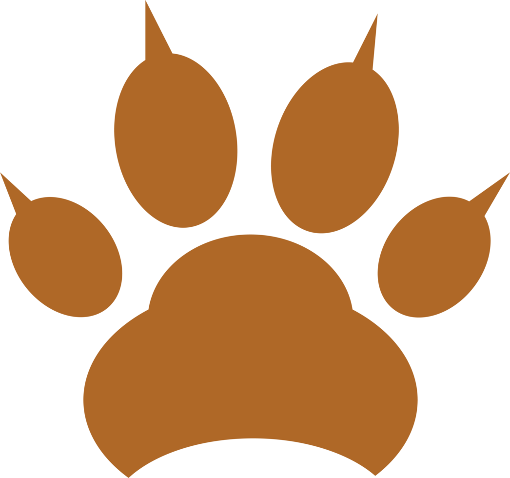 Animal footprint icon sign design png