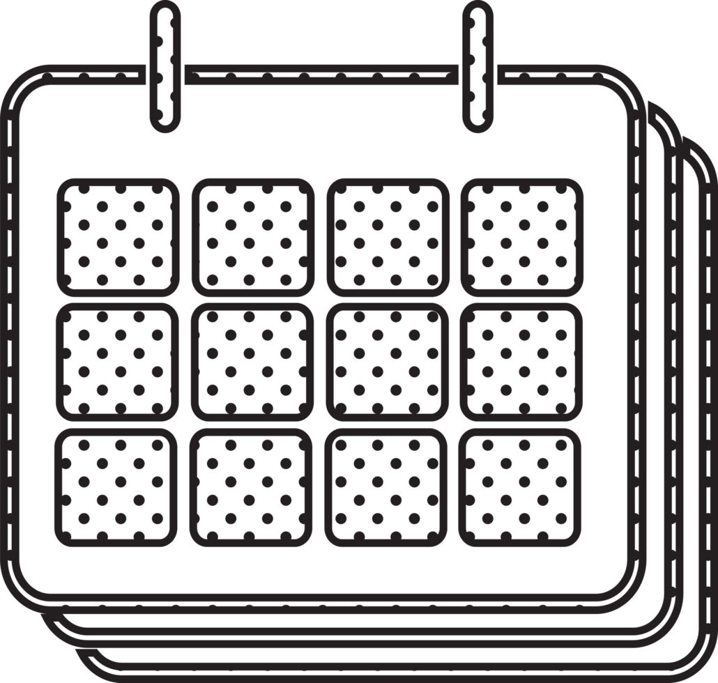 Calendar icon sign symbol design png