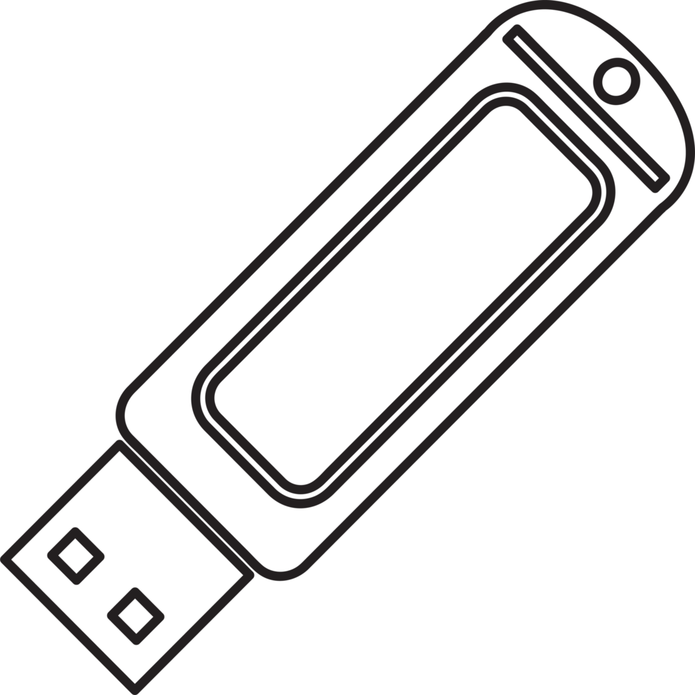 usb flash drive pictogram teken symbool ontwerp png