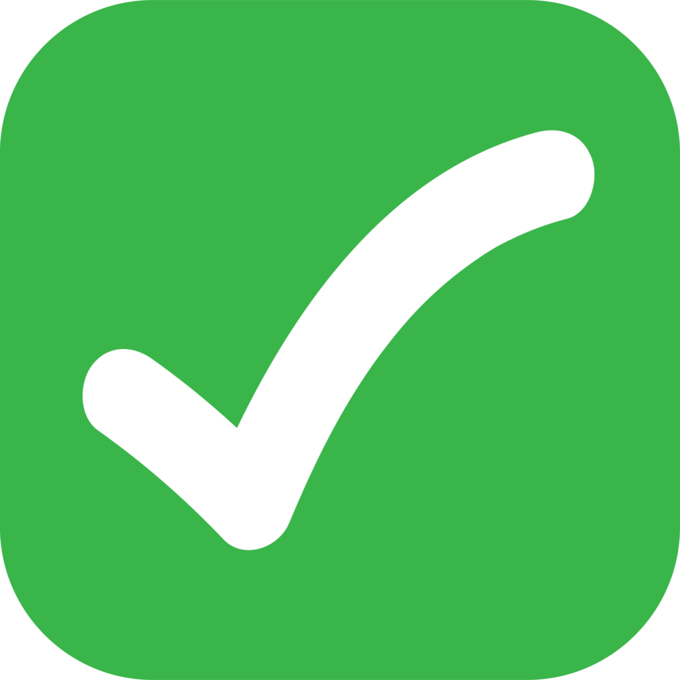 Tick icon accept approve sign design 10154158 PNG