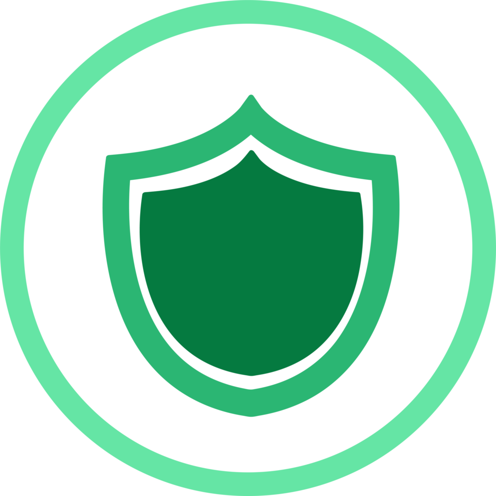 design del segno antivirus dell'icona di sicurezza png