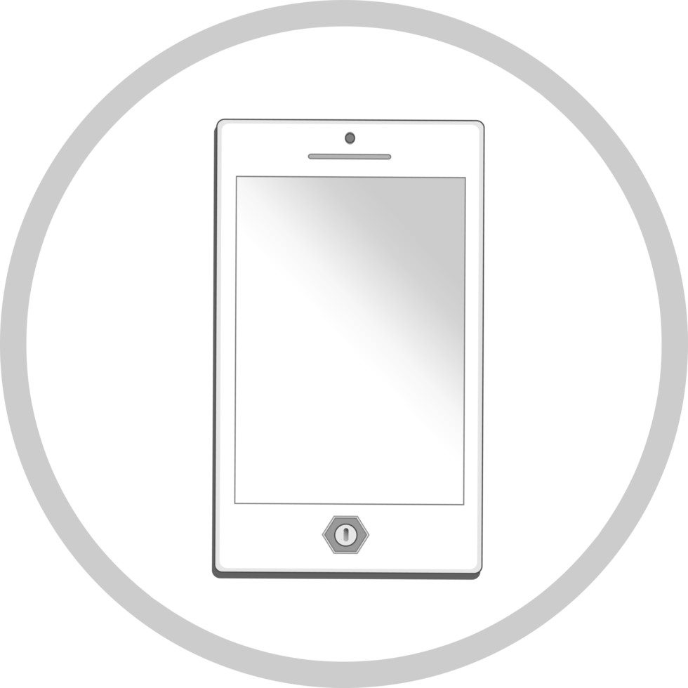 smartphone pictogram teken symbool ontwerp png