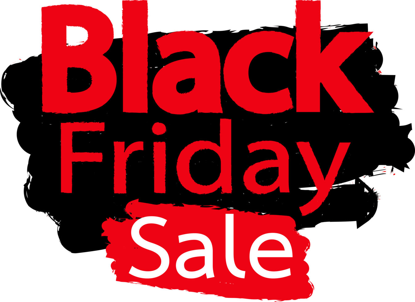 Black Friday Sale Banner PNGs for Free Download