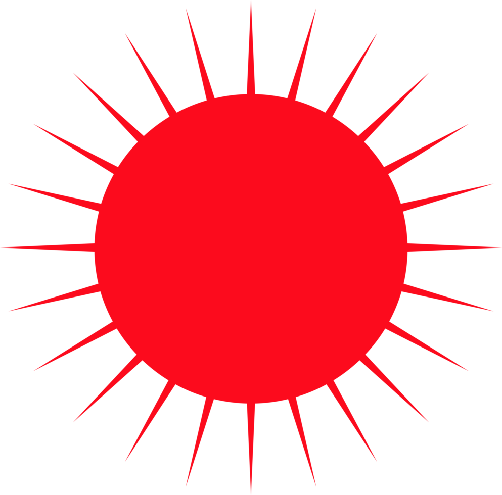 Sun icon sign symbol design png