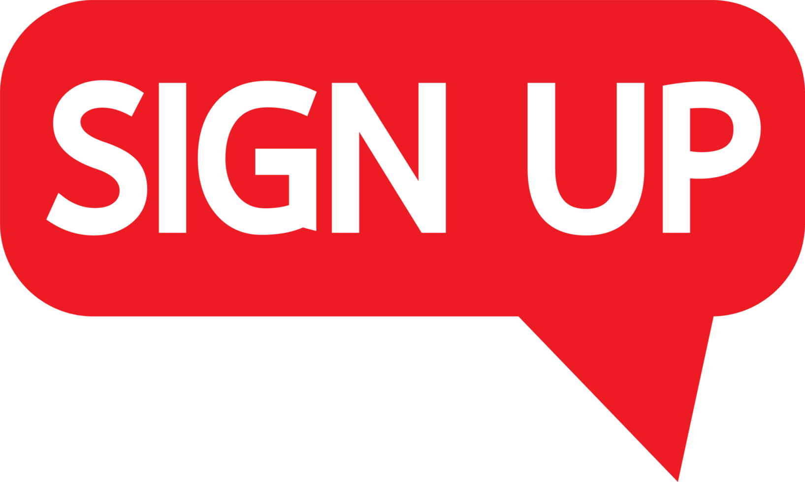 Sign up  button sign design png