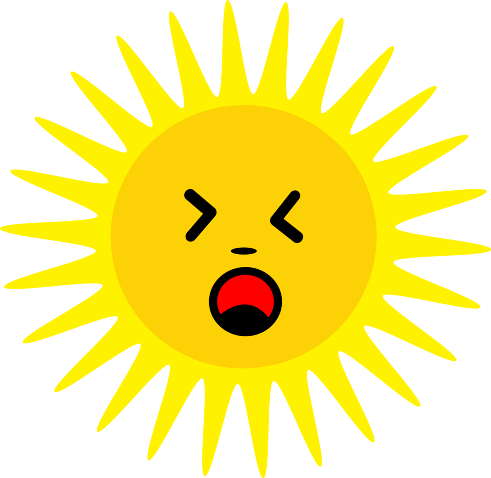 sun icon emotion cartoon sign symbol design png