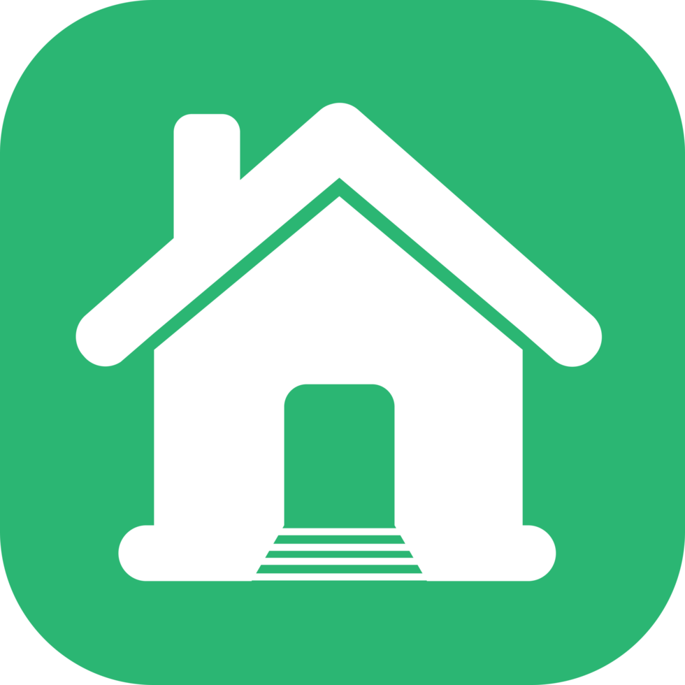 House symbol and home icon sign design png