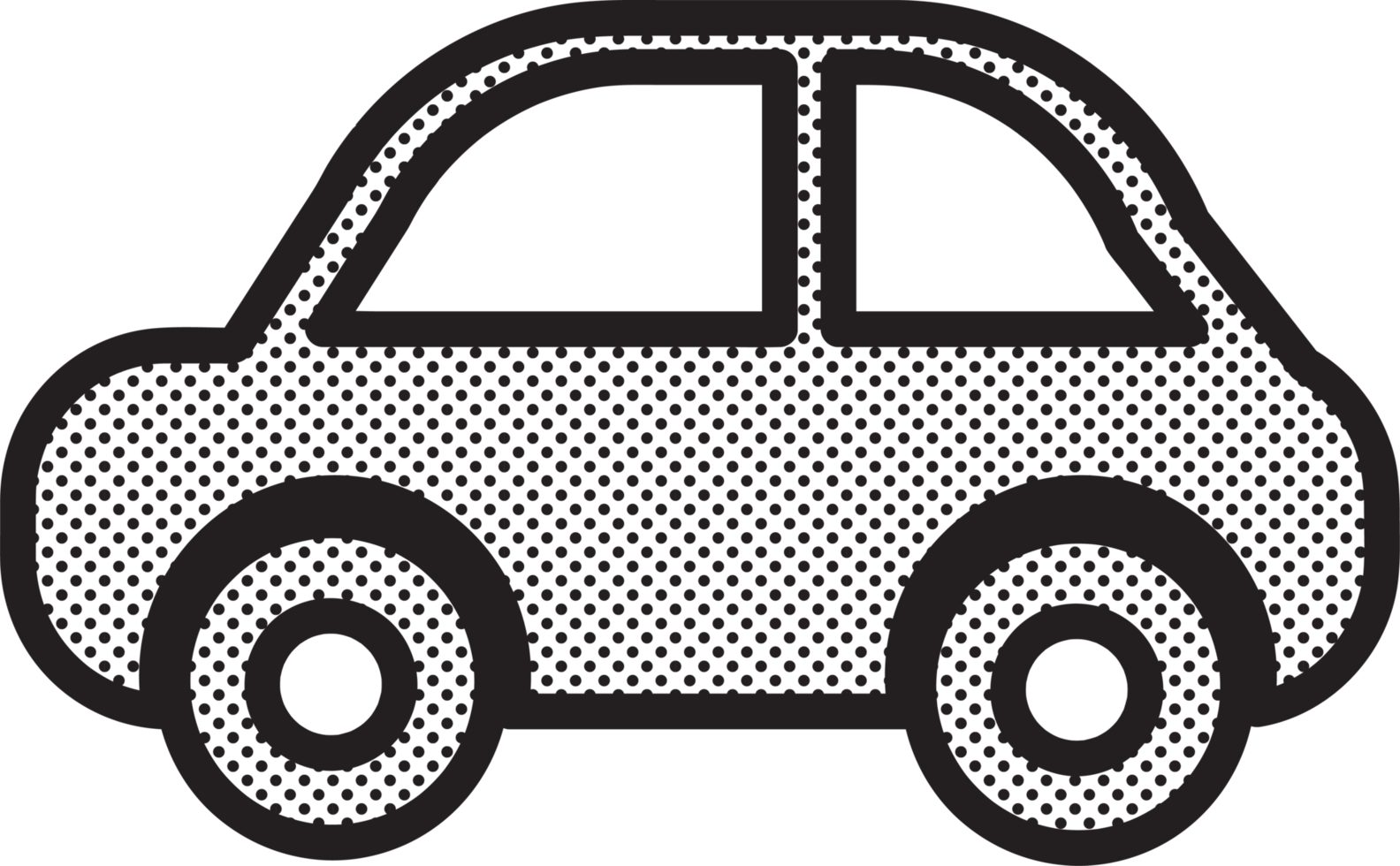 design de símbolo de sinal de ícone de carro png