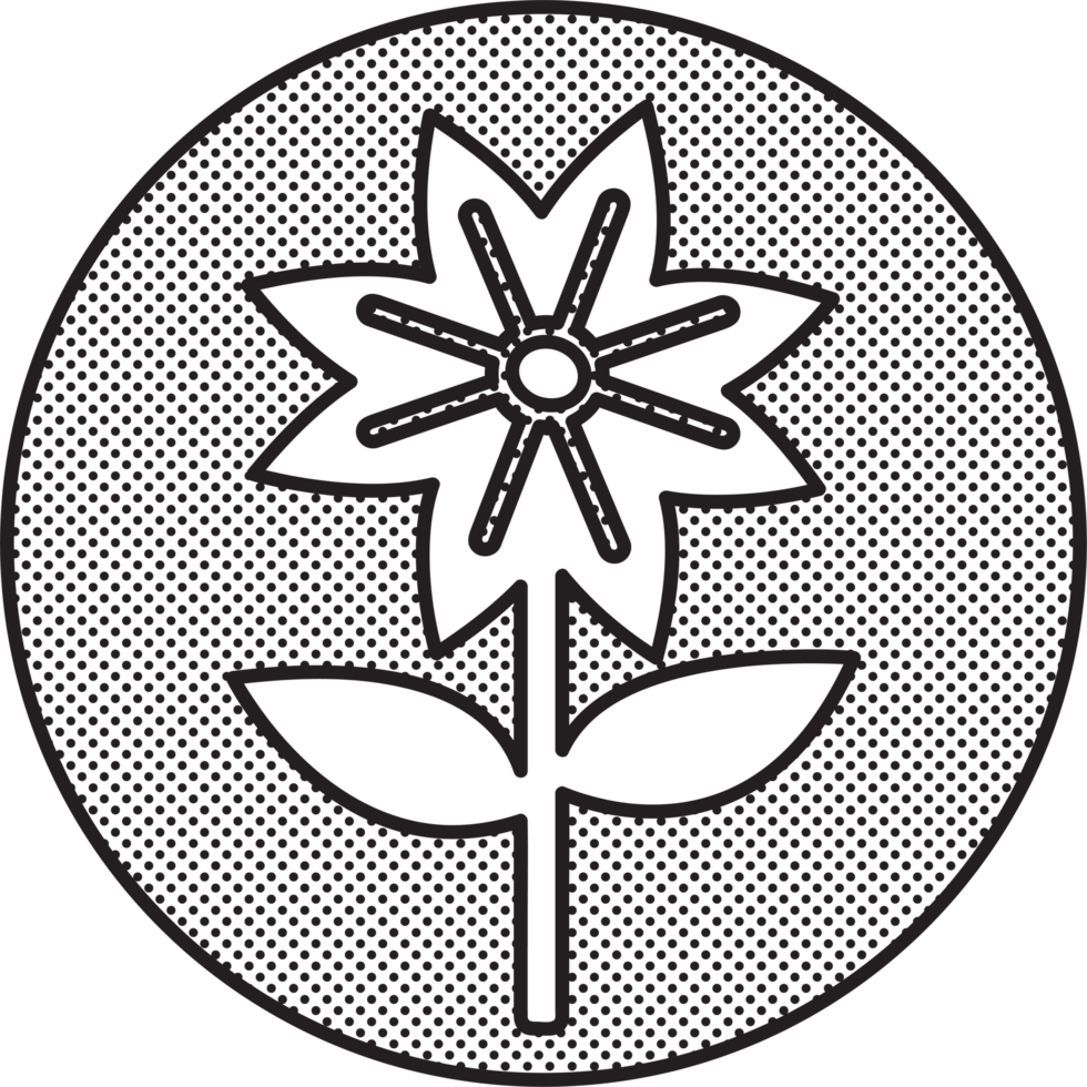 Blumensymbol Zeichen Symboldesign png