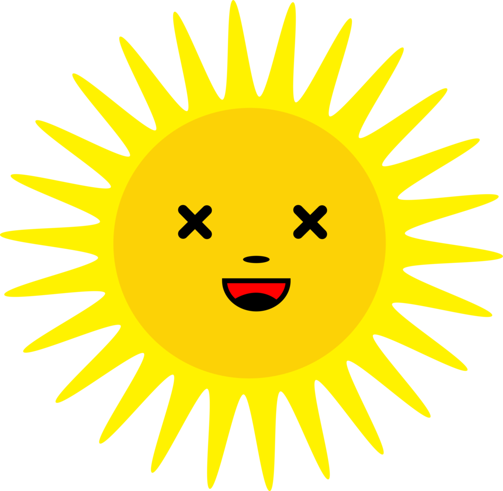 zon pictogram emotie cartoon teken symbool ontwerp png