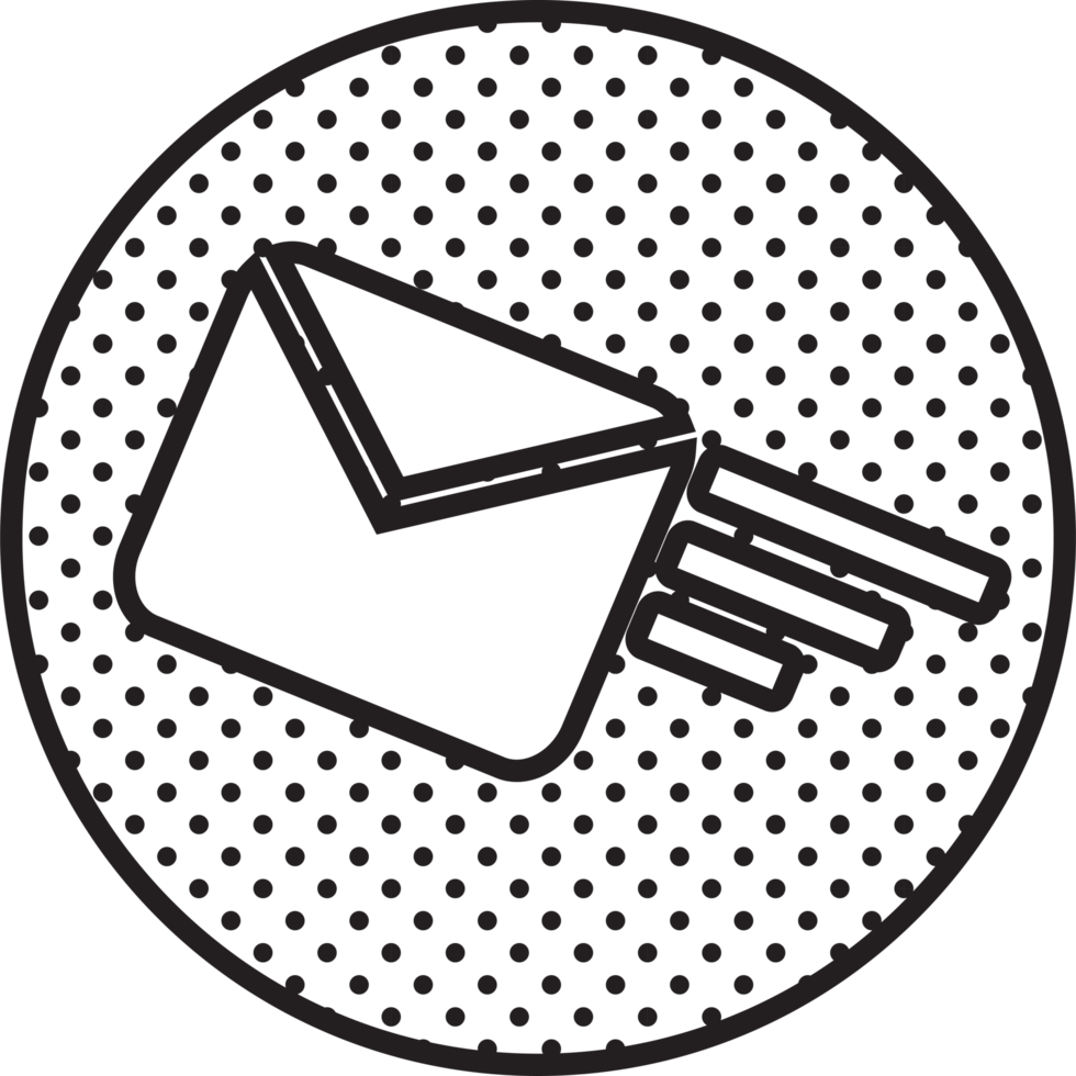 diseño de símbolo de signo de icono de correo electrónico y correo png