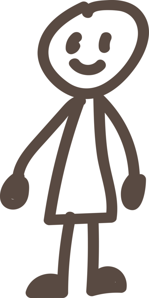 disegno di simbolo del segno dell'icona di doodle di persone disegnate a mano png