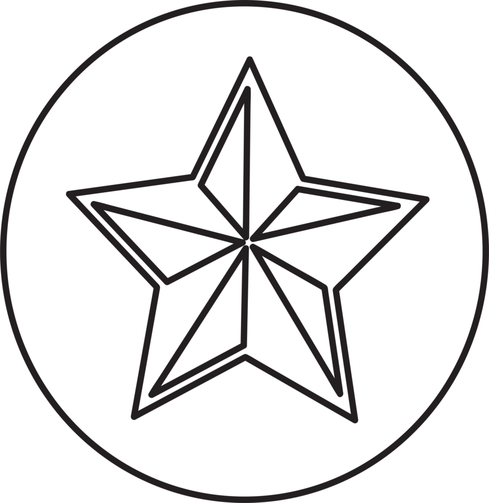 Stern-Symbol-Zeichen-Symbol-Design png