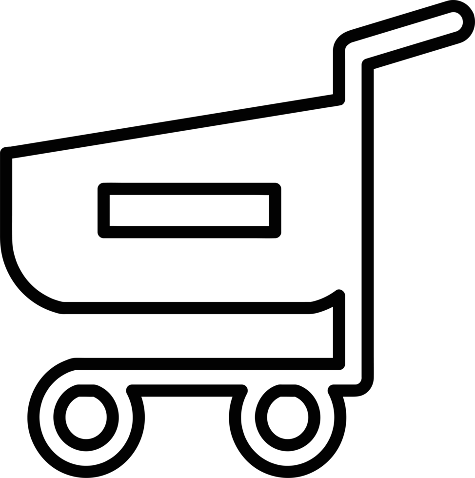 Einkaufswagen Trolley Symbol Zeichen Symbol Design png