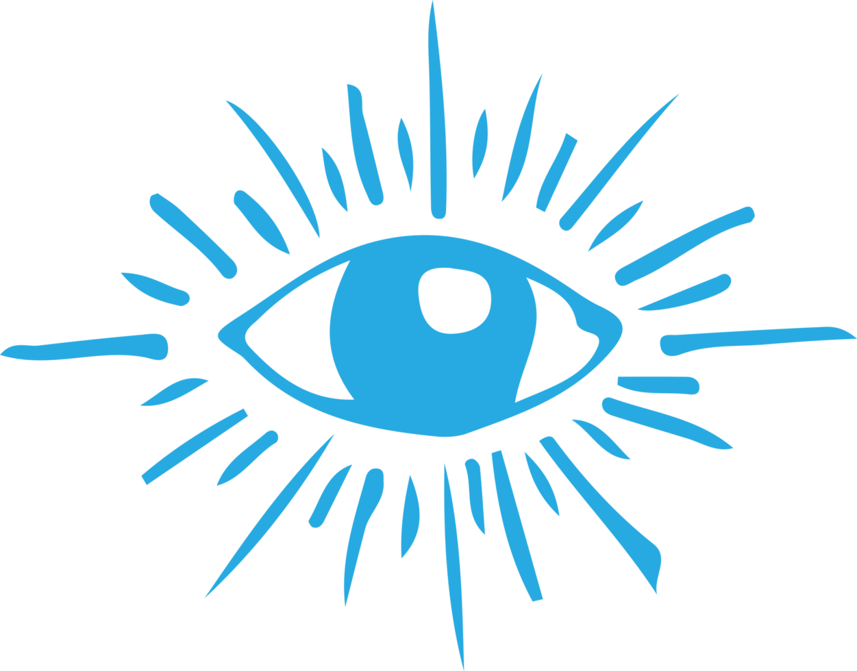 diseño de símbolo de signo de icono de ojo png