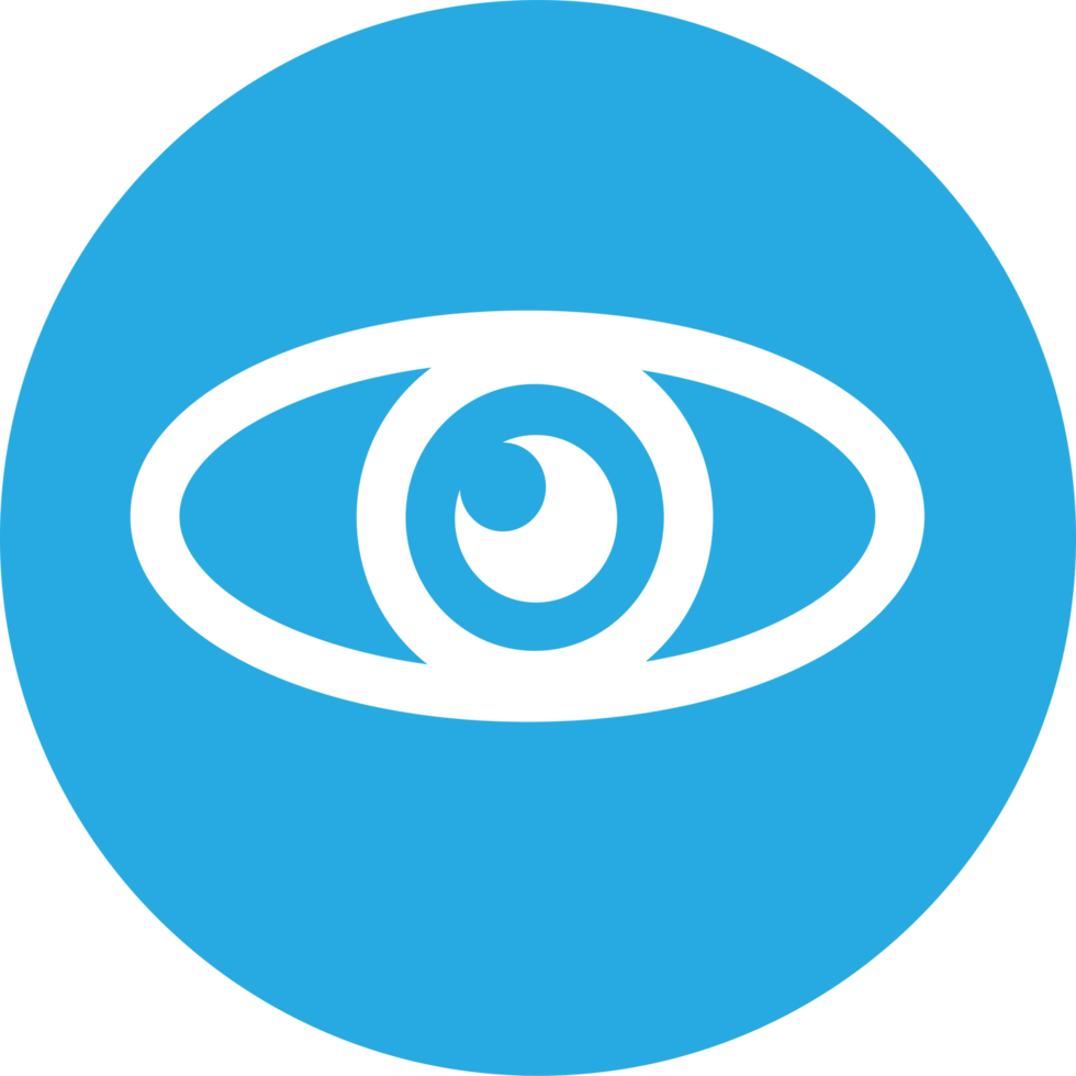 Eye icon sign symbol design 10157334 PNG