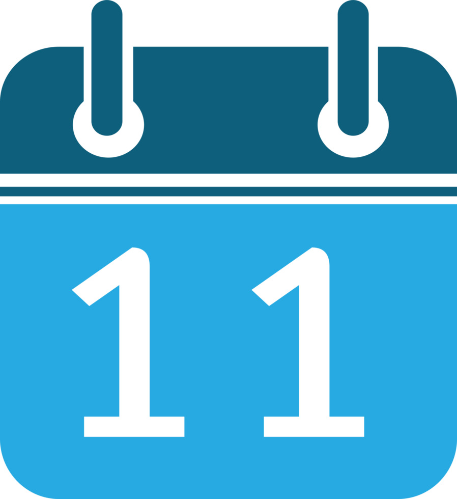 design del simbolo del segno dell'icona del calendario png