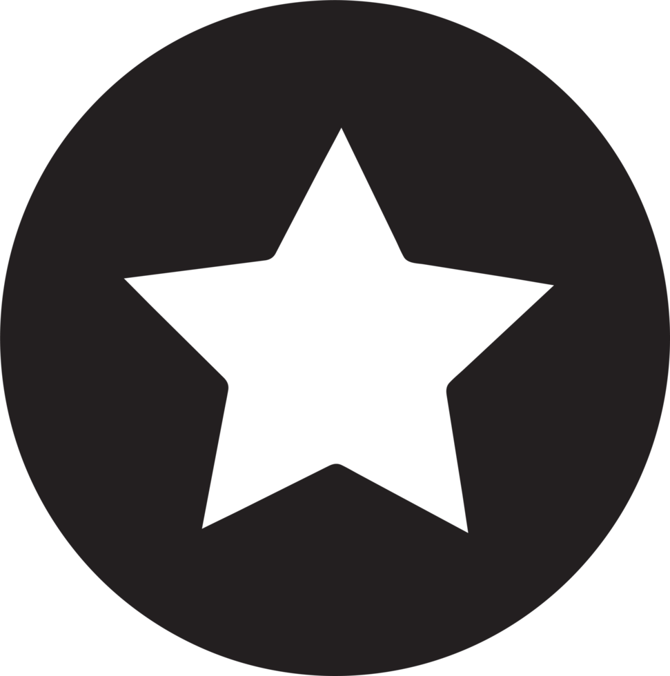 star icon sign symbol design png