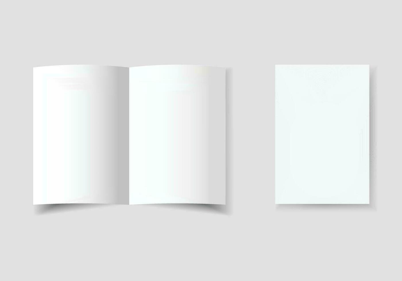 White empty paper sheet vector