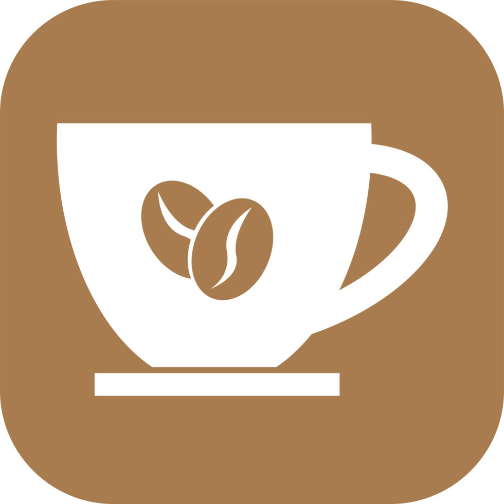 Coffee icon sign symbol design png