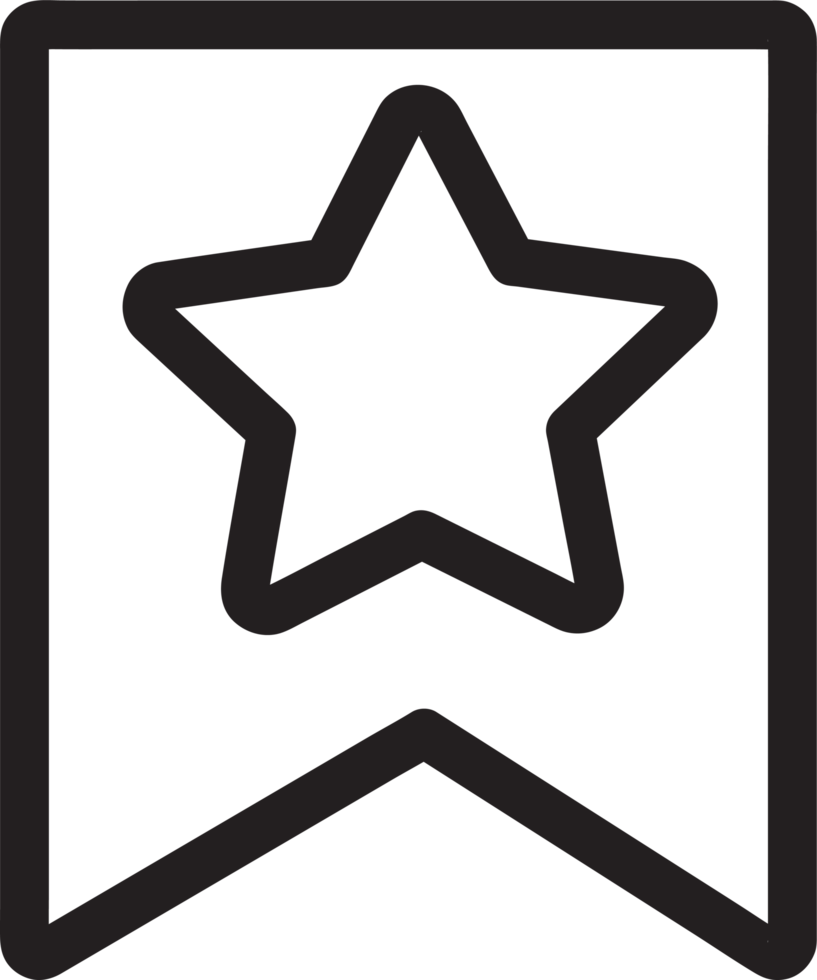 segnalibro icona segno simbolo di design png
