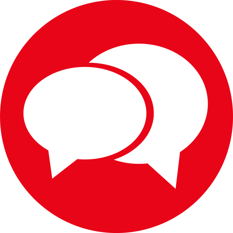 speech bubble chat icon sign design png