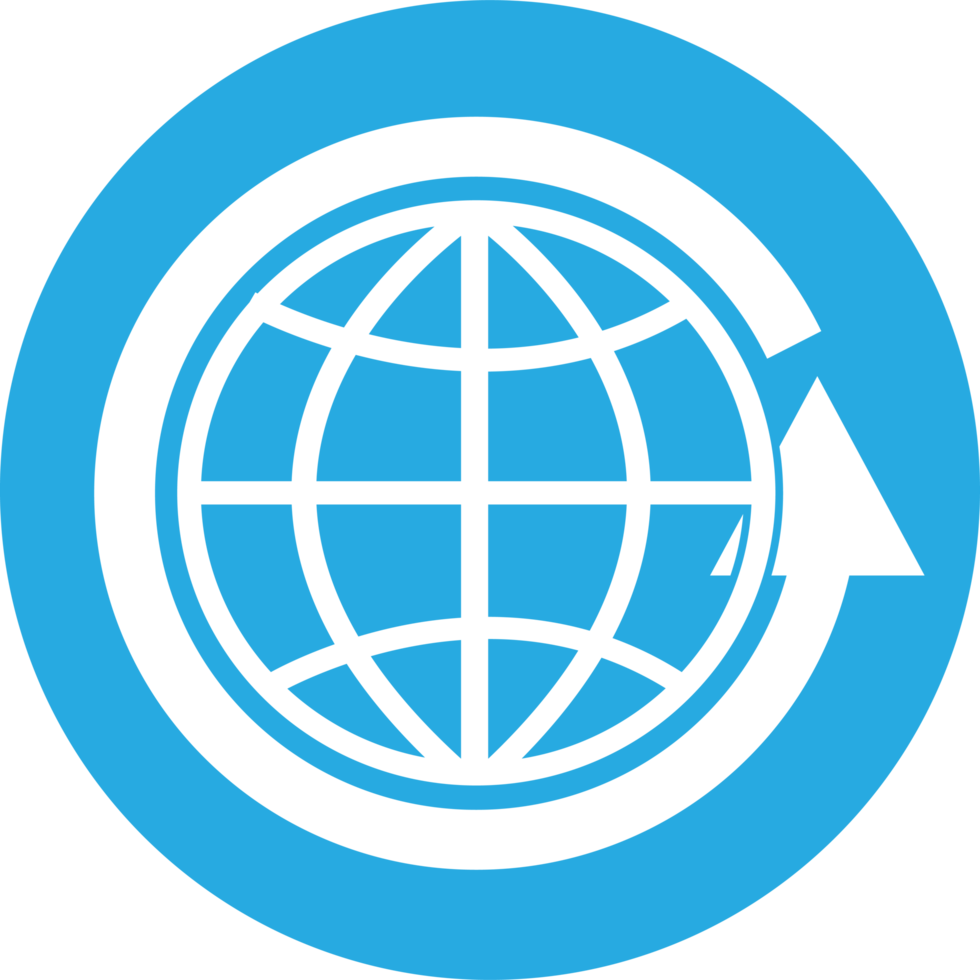 globo ícone mundo sinal símbolo design png