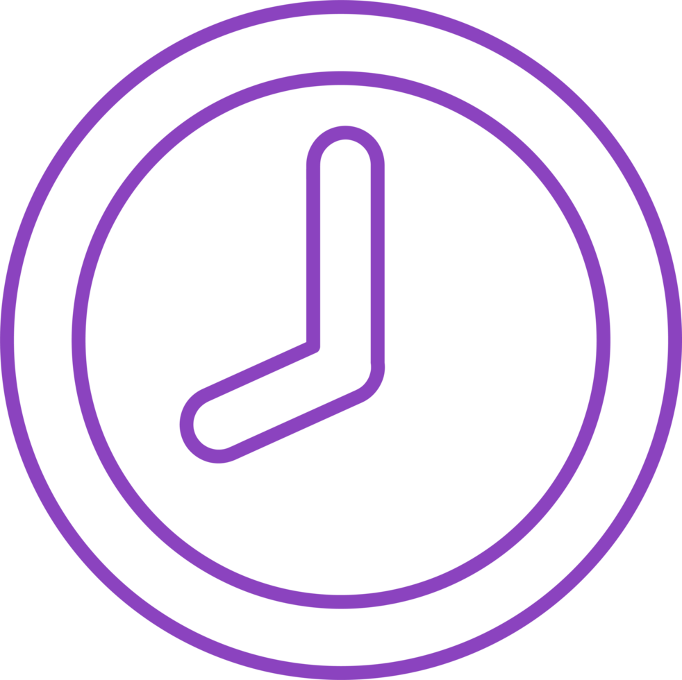 Clock icon sign symbol design png