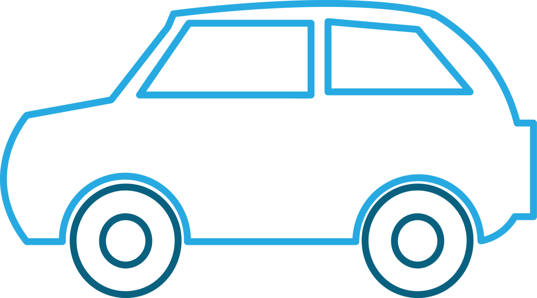 disegno di simbolo del segno dell'icona dell'automobile png