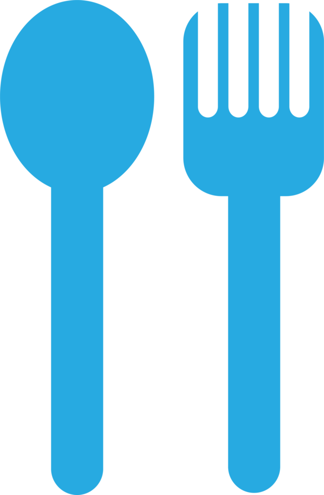 cuillère fourchette icône signe symbole conception png