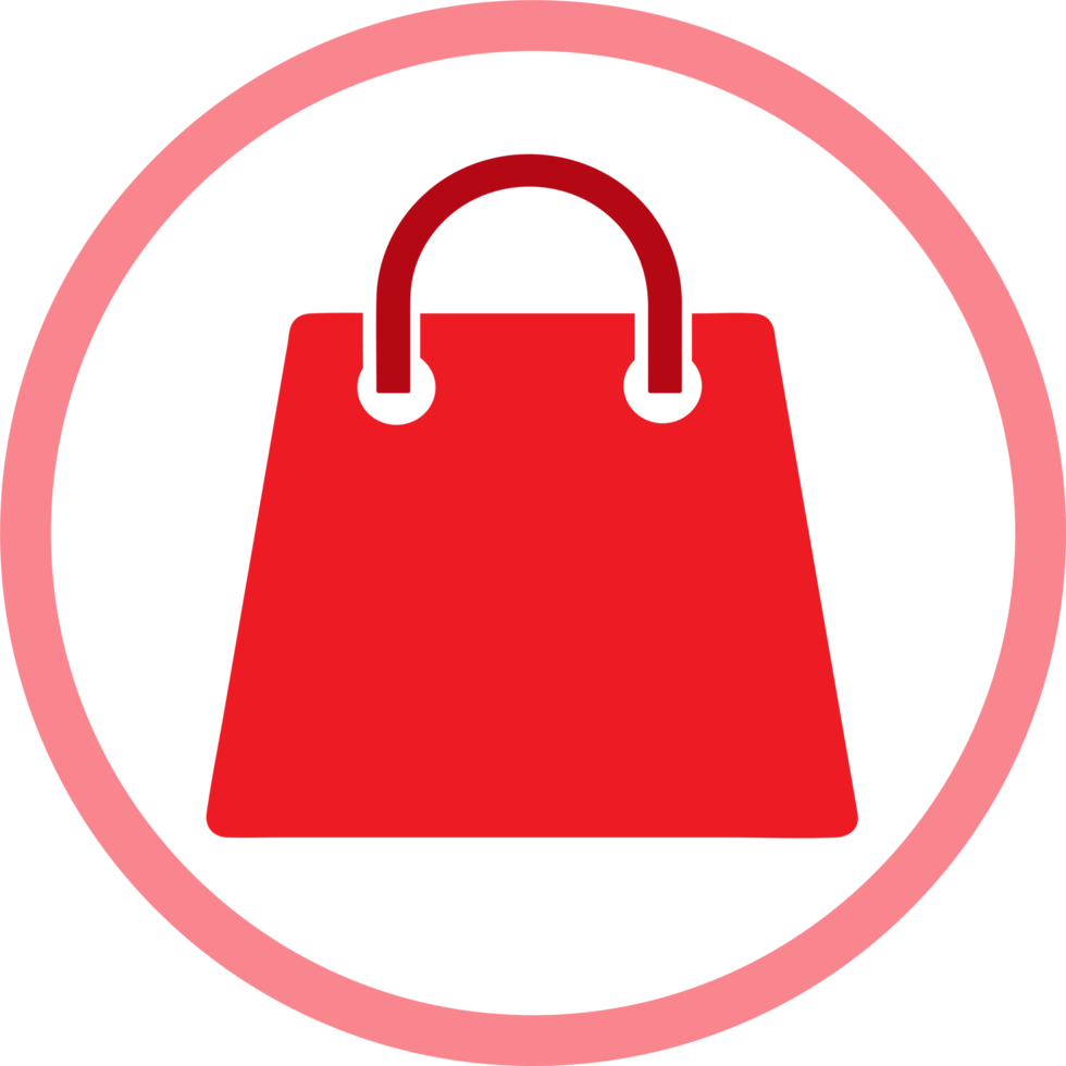 Shopping bag icon Sale package sign design png