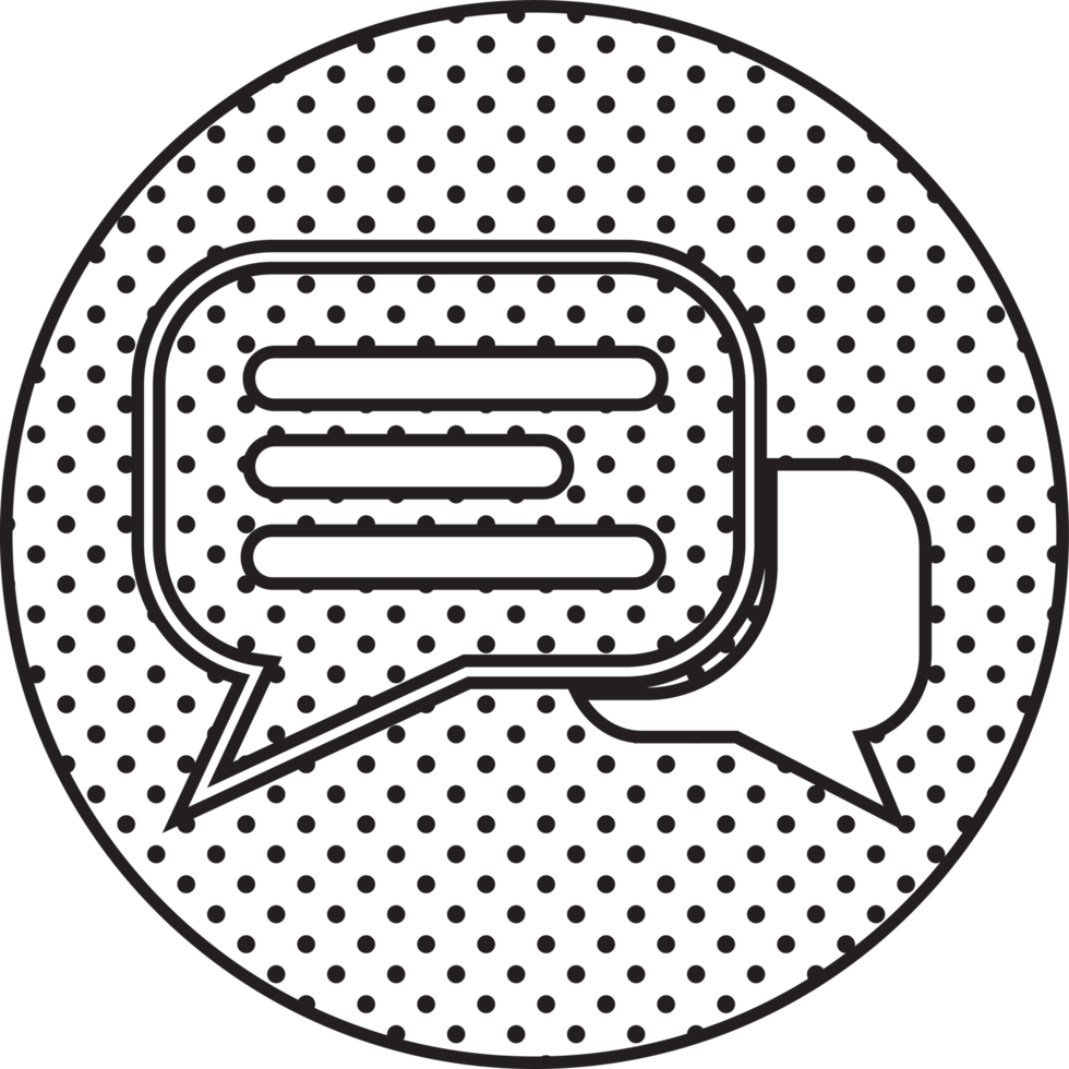 Speech bubble chat icon sign symbol design png